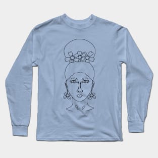 Alyssa with the big bun Long Sleeve T-Shirt